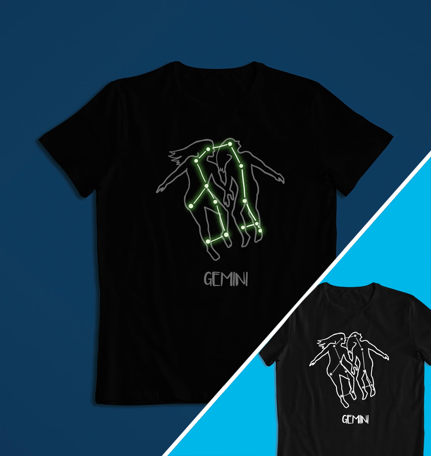 Starsign Horoscope Glow in the Dark T-shirt