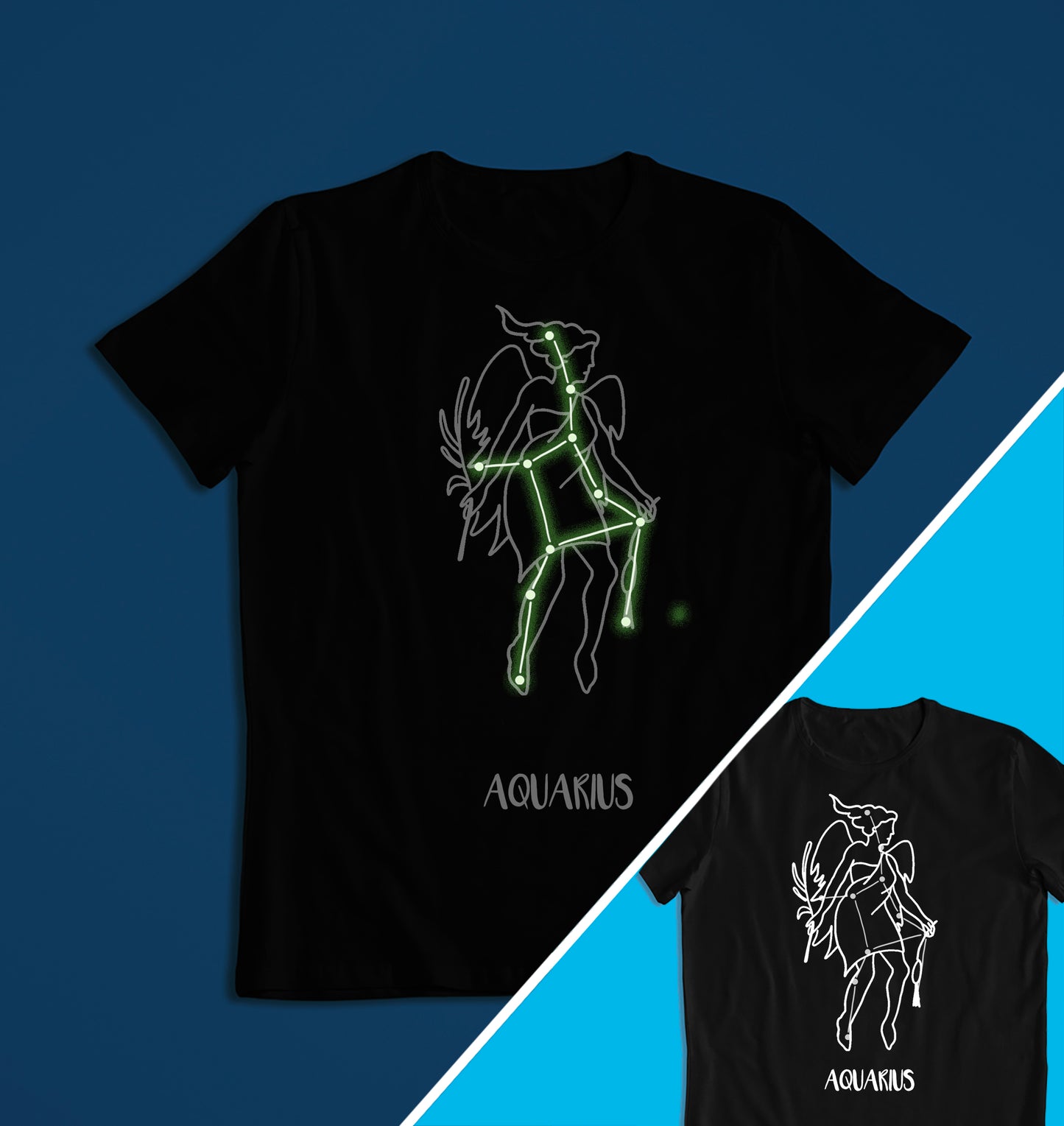 Starsign Horoscope Glow in the Dark T-shirt