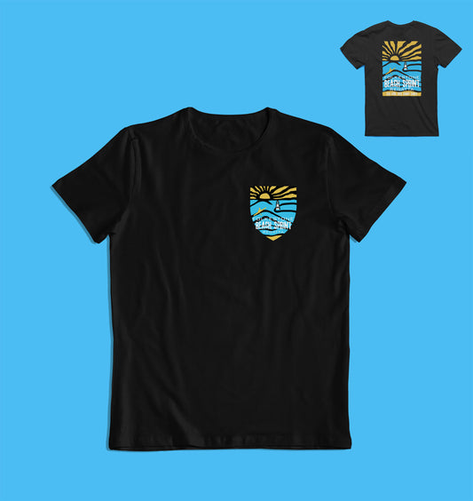 Beach Sprints T-Shirt - Black