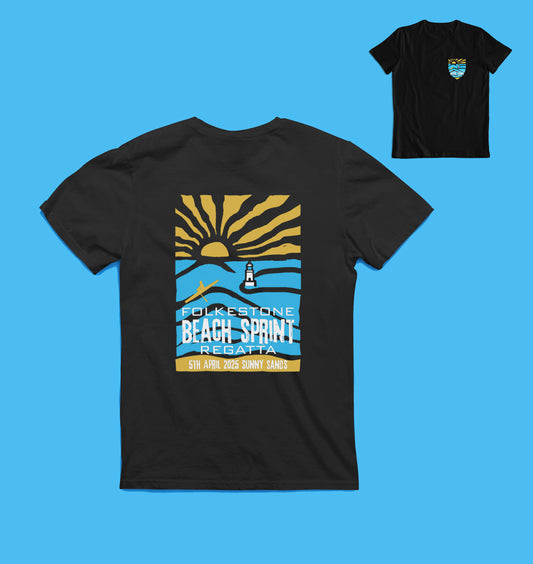 Beach Sprints T-Shirt - Black