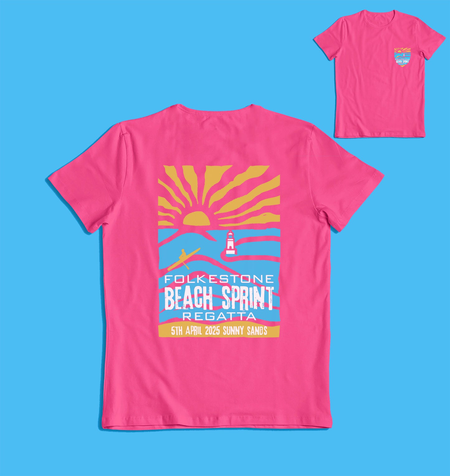 Beach Sprints T-Shirt - Pink