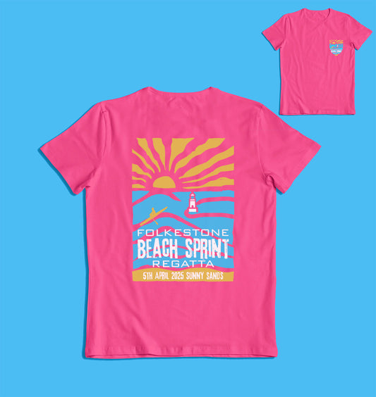 Beach Sprints T-Shirt - Pink