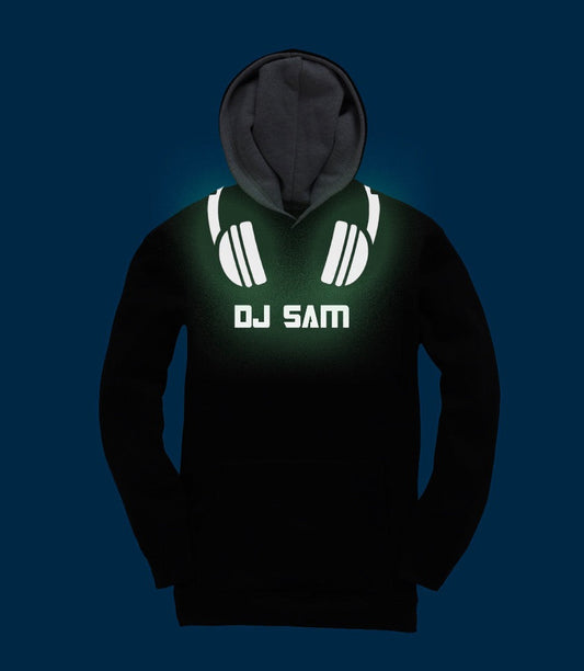 DJ Hoodie glow in the dark