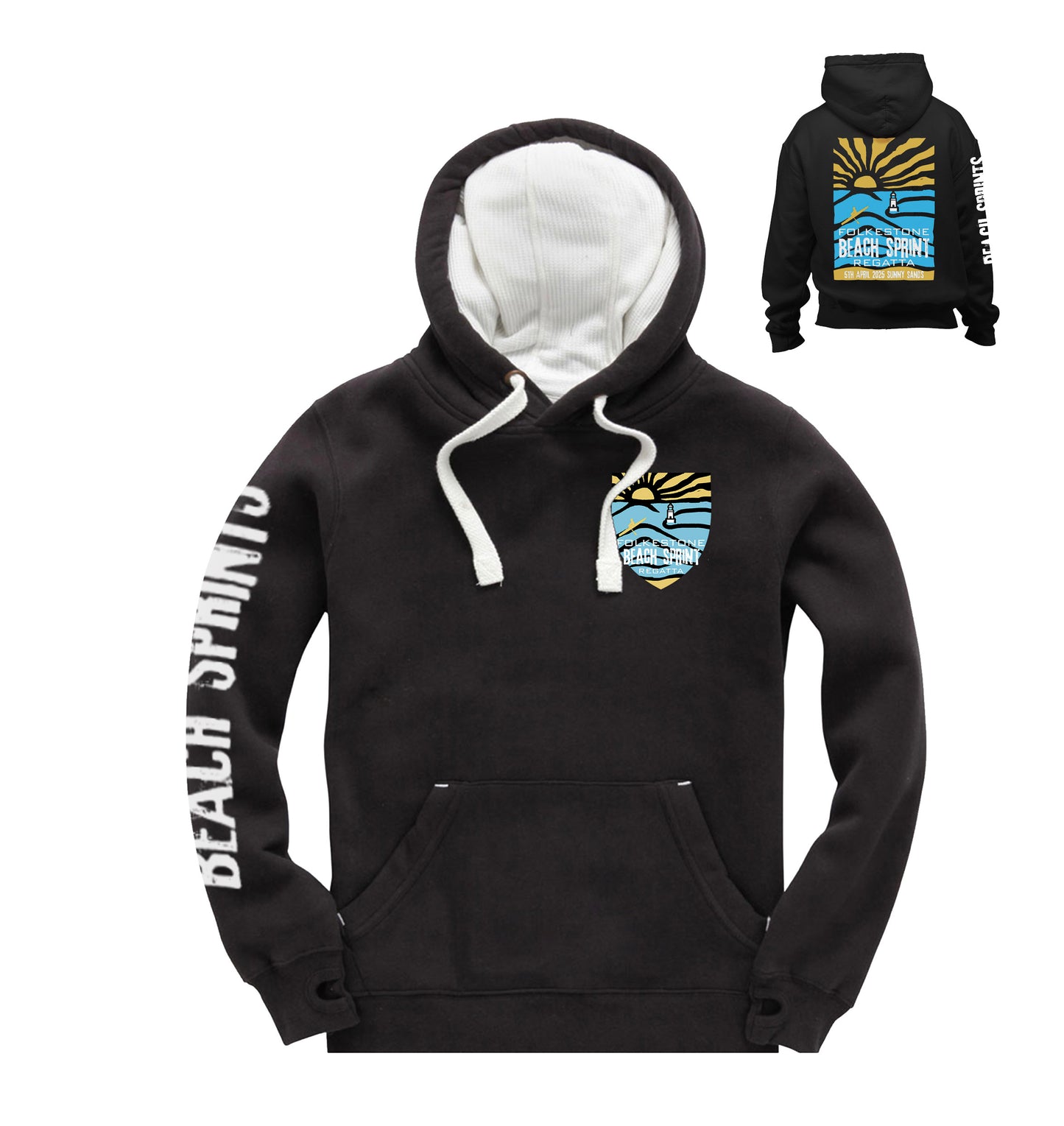 Beach Sprints Hoodie - Black