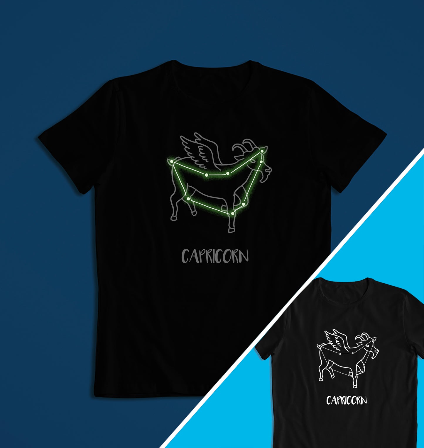 Starsign Horoscope Glow in the Dark T-shirt