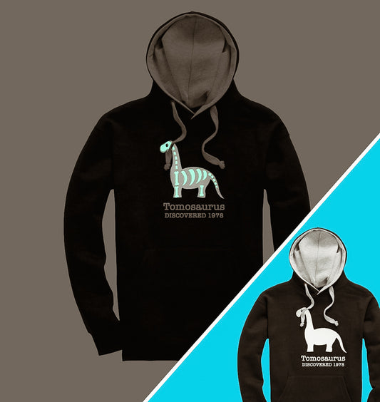 Dinosaur glow in the dark hoodie
