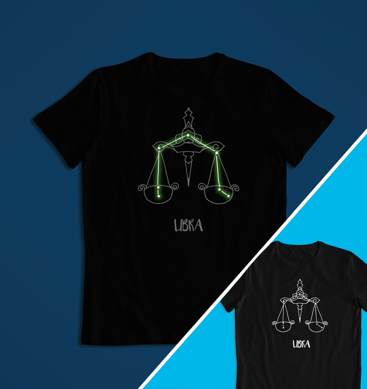 Starsign Horoscope Glow in the Dark T-shirt