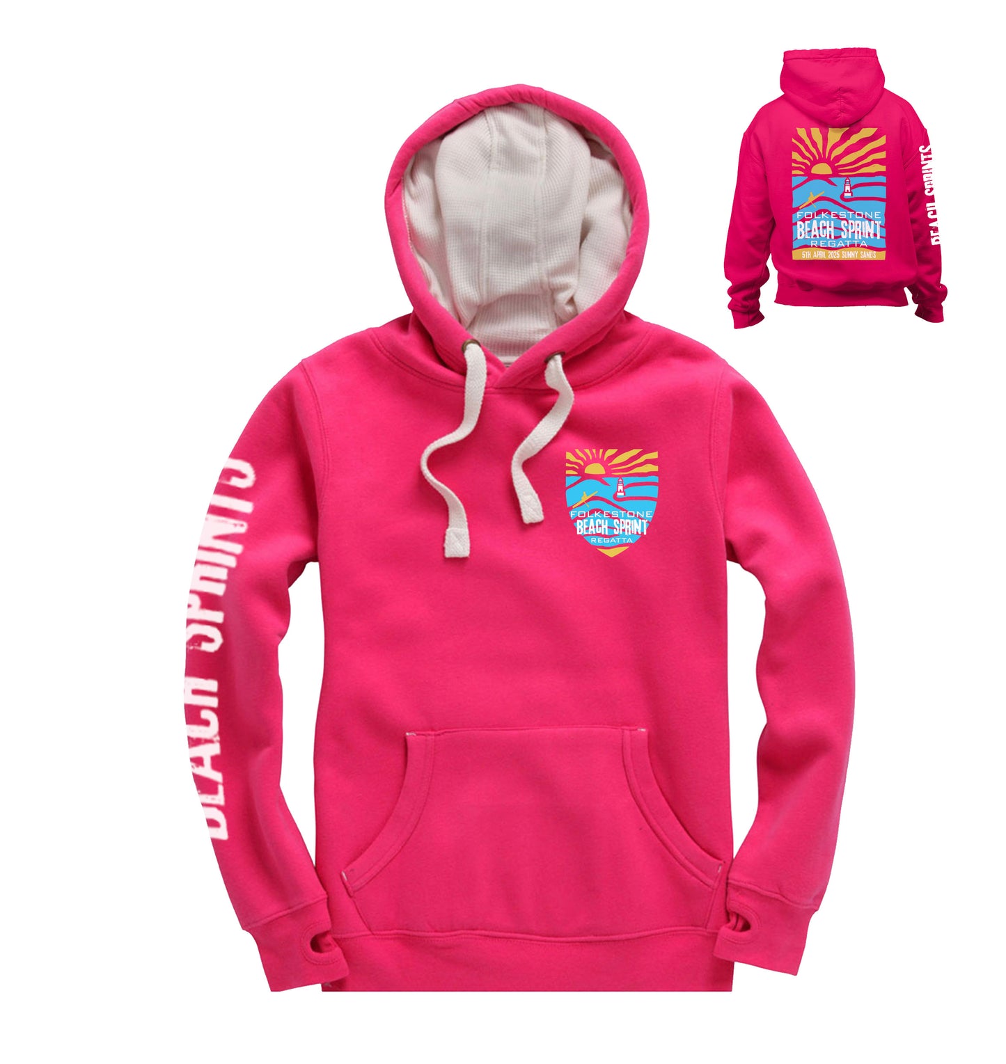 Beach Sprints Hoodie - Pink