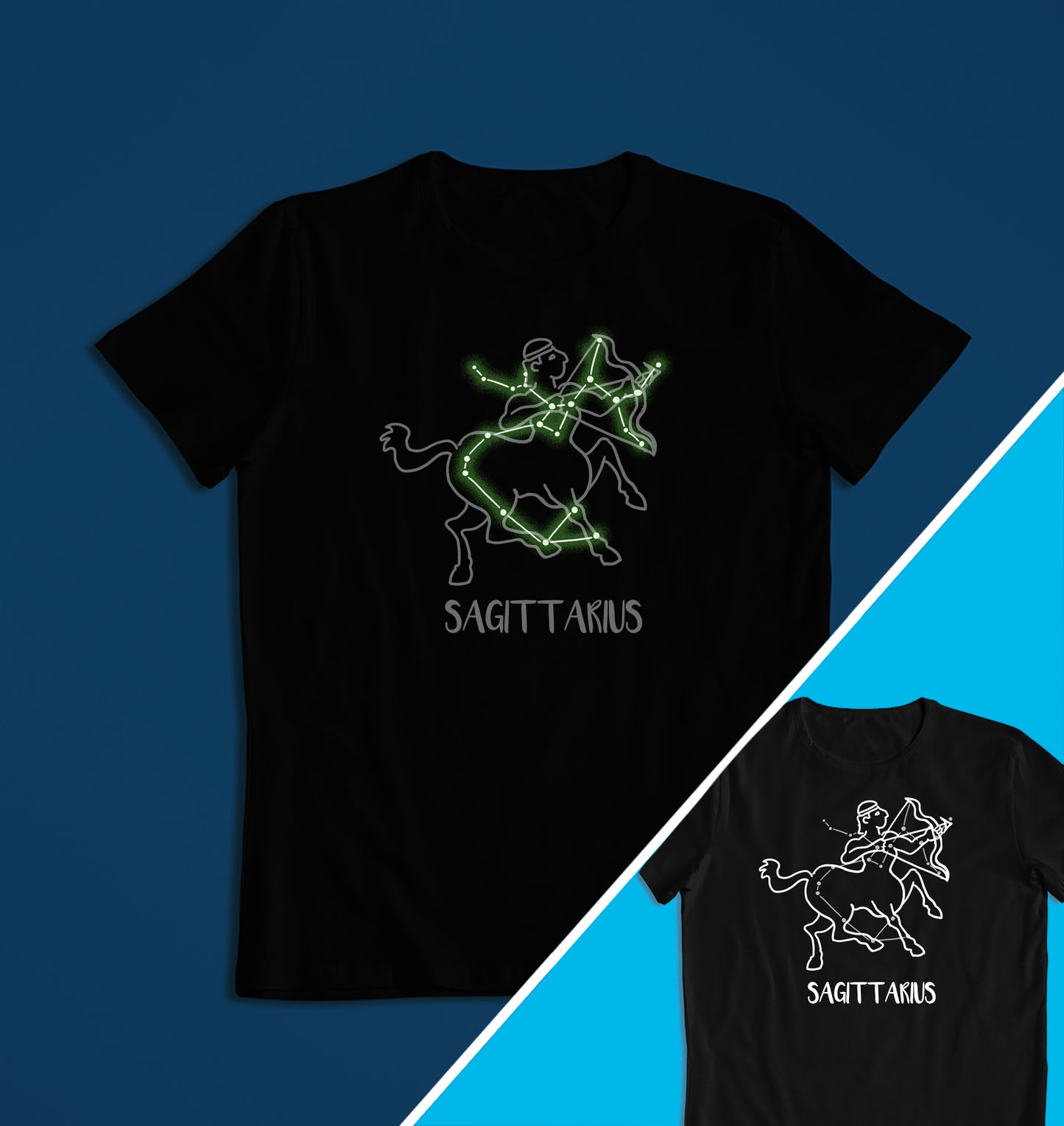 Starsign Horoscope Glow in the Dark T-shirt