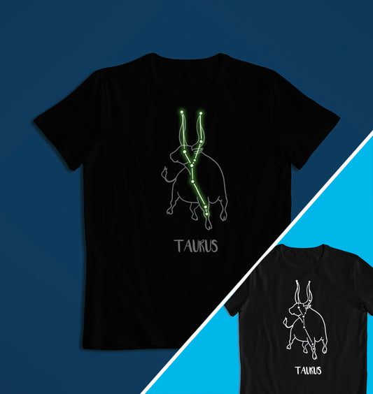 Starsign Horoscope Glow in the Dark T-shirt