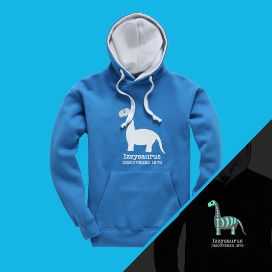Dinosaur Hoodie - Glow in the Dark Adults