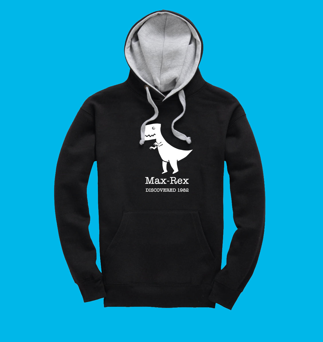 Black T-rex Hoodie