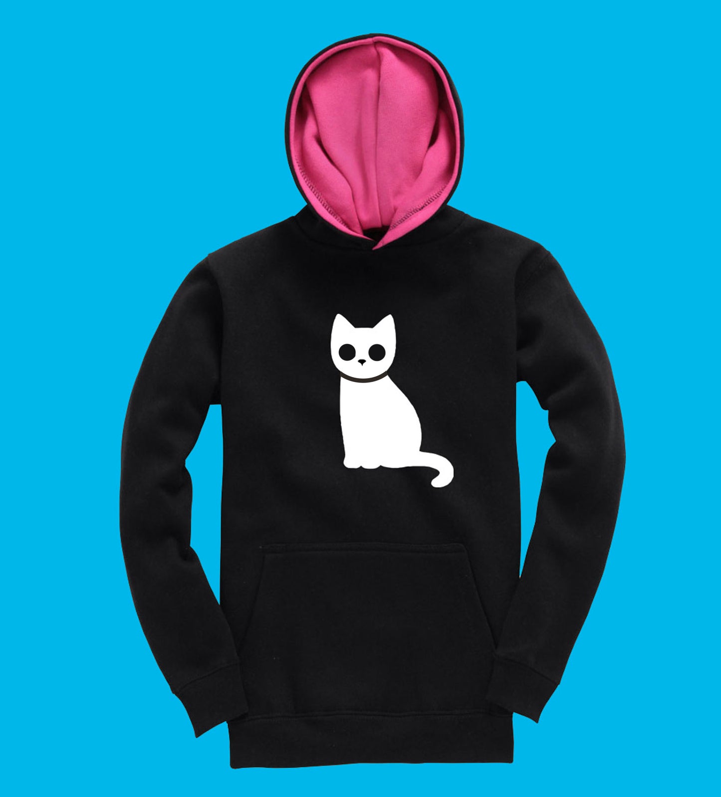 Cat X-ray Glow in the Dark Kids Hoodie