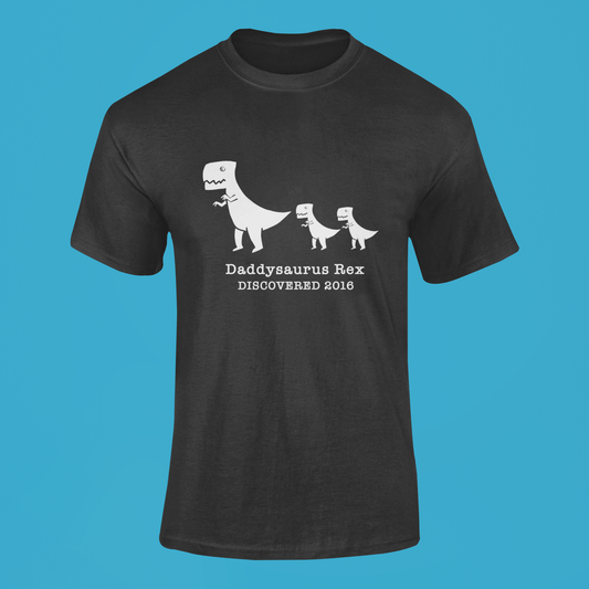 Daddysaurus Rex T-Rex Glow in the Dark T-shirt