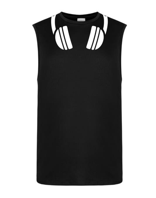Glow in the dark DJ tank top