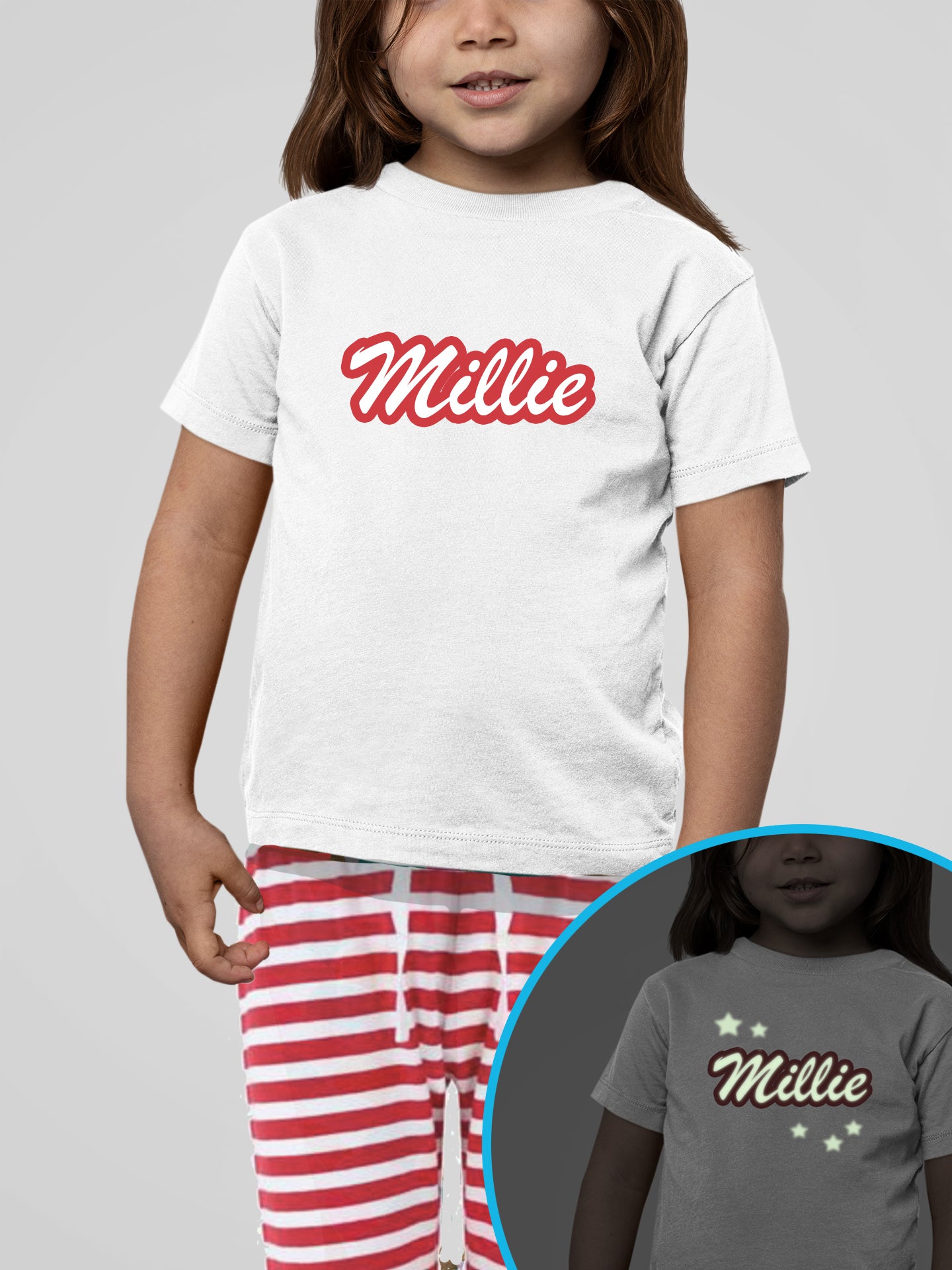 Pyjamas with Glow in the Dark Name