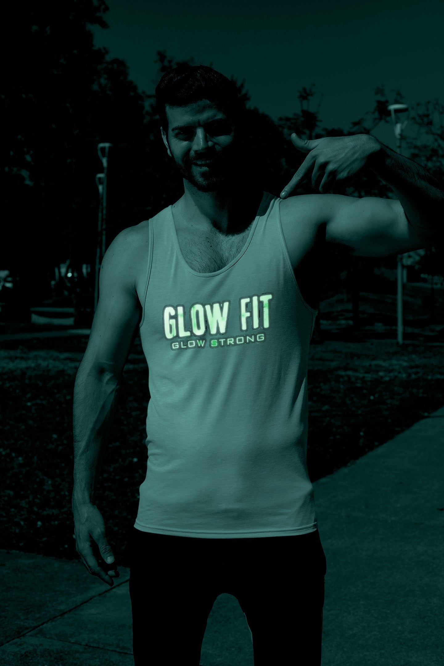 Men's White Tank Top
