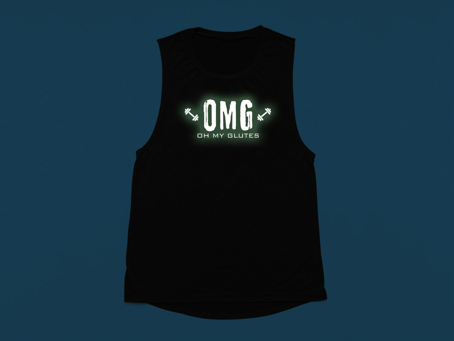 Oh my guns Glow in the Dark gym tank
