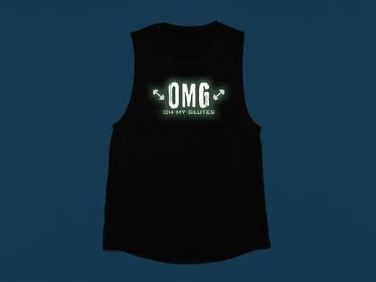 Oh my guns Glow in the Dark gym tank
