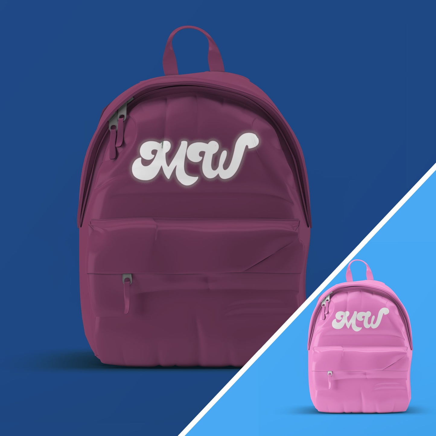 Personalised Glow in the Dark Mini Rucksack