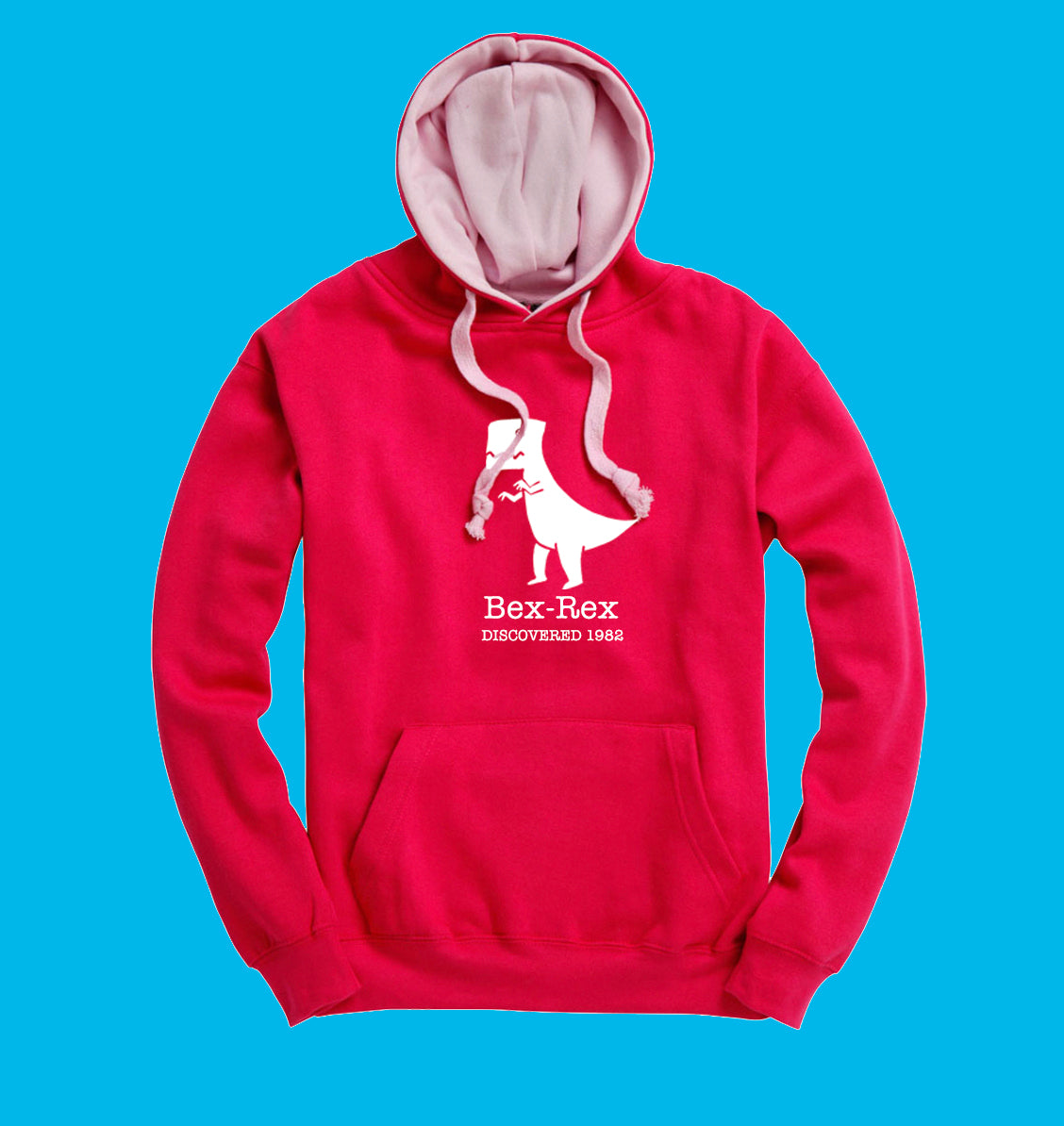 Pink T-Rex Hoodie