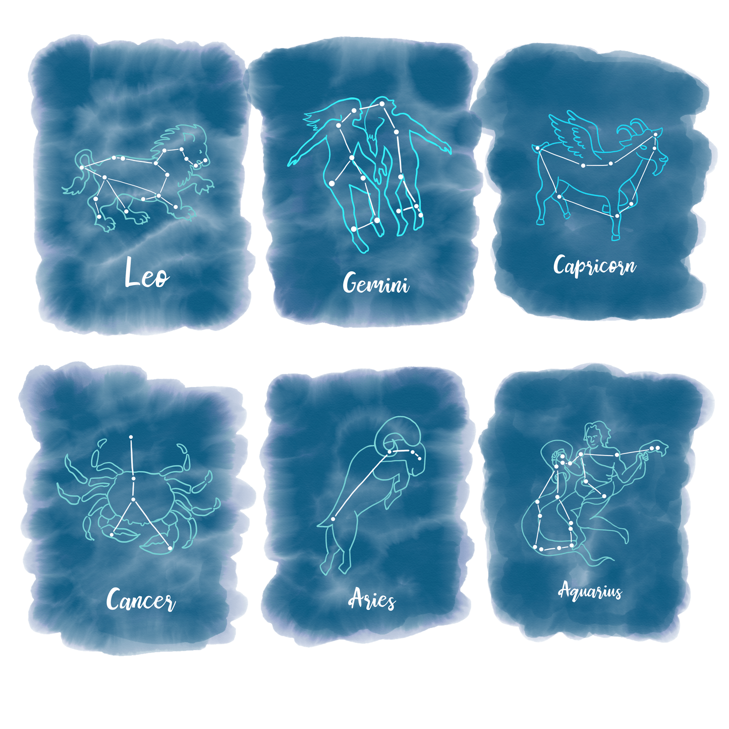 Star sign glow in the dark constellation t-shirt