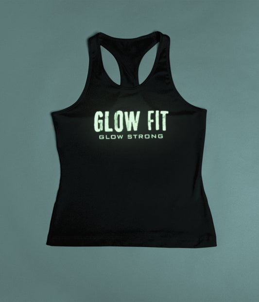 Black Racer back Women's Glow in the Dark Vest