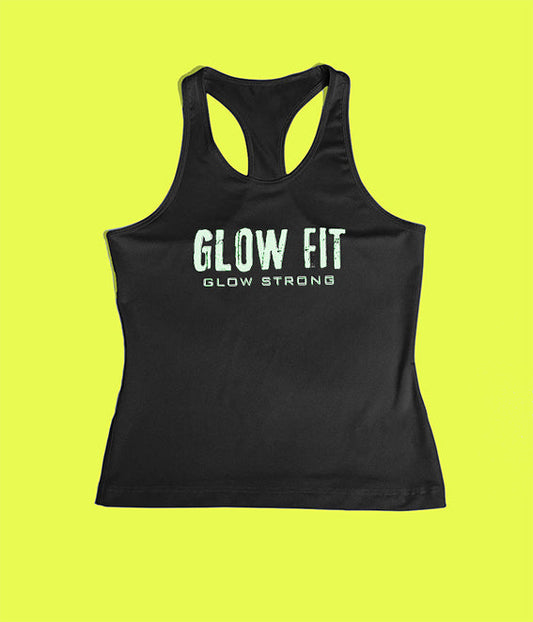 Black Racer back Women's Glow in the Dark Vest