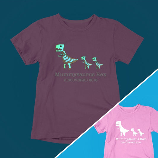 mummysaurus rex t-shirt
