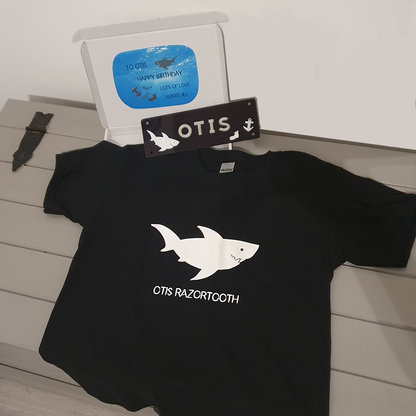 Shark T Shirt Letterbox Gift Set